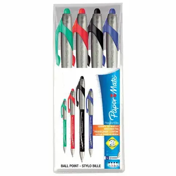 

Paper matte FlexGrip Elite retractable ball point pen pack of 4