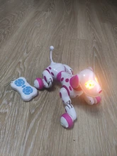 Perro Robot inteligente Programable con Control remoto, juguete de chico s inalámbrico de 2021G, Perro Robot parlante inteligente, regalo para chico de mascotas, novedad de 2,4