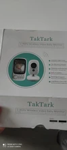 TakTark-Monitor de vídeo inalámbrico para bebé, 3,2 pulgadas, a color, cámara de seguridad portátil, LED, infrarrojo, intercomunicador de visión nocturna
