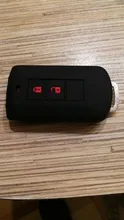 De silicona remoto caso clave Fob de la piel de la cubierta de la manga de la chaqueta para Mitsubishi L200 ASX Outlander Eclipse Cruz Pajero Sport Lancer