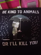 Camiseta de Keanu Reeves Be Kind To animes para hombre, Camisa de algodón negro, informal, orgullo, Unisex, nueva moda