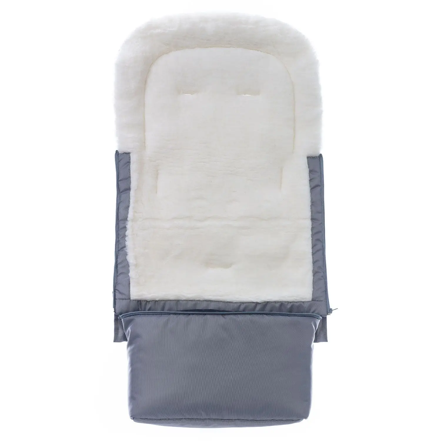 Конверт зимний меховой Nuovita Alaska Bianco(Grigio/Серый