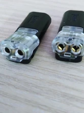 Conector de Cable de empalme rápido Tipo I/T, 1pin, 2 pines, para terminales de crimpado, tira LED de cableado, Cable de Audio para coche, 5/10 Uds.