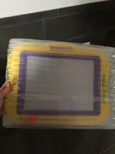 Tablero de dibujo magnético de gran tamaño para niños, juguetes de grafiti de 44x38cm, almohadilla de dibujo para niños, pintura de dibujos animados con bolígrafo, juguete reutilizable de aprendizaje