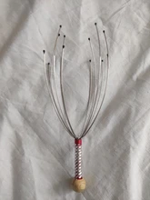 Massager Relax SPA Neck-Stress Scalp 12-Finger-Head Physician 1pcs Release-Head Steel