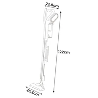 Mellerware Rider Pro bezprzewodowy odkurzacz. Odkurzacz ręczny 2 W 1 układ pionowy 400 W silnik bezszczotkowy 22000PA, urządzenie domowe 6