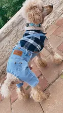 Jeans Clothing Jacket Coat Dog-Costume Puppy Dogs Small Denim Pet Medium for Chihuahua