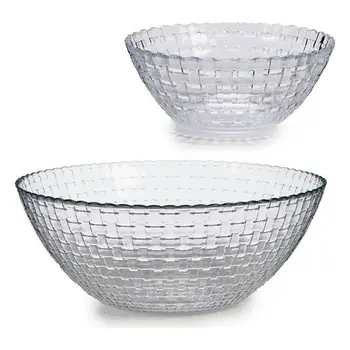 

Set of bowls Glass (25,5 x 16 x 25,5 cm) (7 Pieces)
