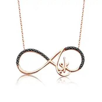 

KUTAYDAN 925 Sterling Silver Infinity Love Women Necklace