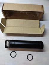 Botella sellada de aleación de aluminio para uso en exteriores, recipiente sellado de aleación de oro, resistente al agua