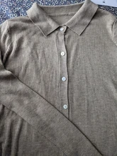 Knitted Cardigan Autumn Womens Coat New Base-Shirt Polos-Neck Inside