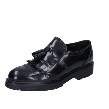 

PREGUNTA loafers women shiny leather black