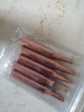 5 unids/lote cobre puro 900M-T punta para soldador soldadura libre de plomo consejos cabeza de soldadura BGA soldadura herramientas