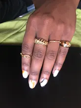 Plata de Ley 925 Plata torcida Croissants anillos para los hombres y las mujeres minimalista grueso Anillos geométricos joyería Vintage