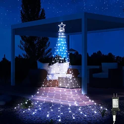 8 modes of Christmas lights string Christmas tree decorative lights suitable for Christmas birthday holiday wedding party