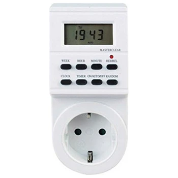 

Digital Timer Silver Electronics 3600W White