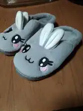 Plush Slippers Indoor Shoes Furry Baby-Girls Rabbit Boys Winter Cute Childrens Home
