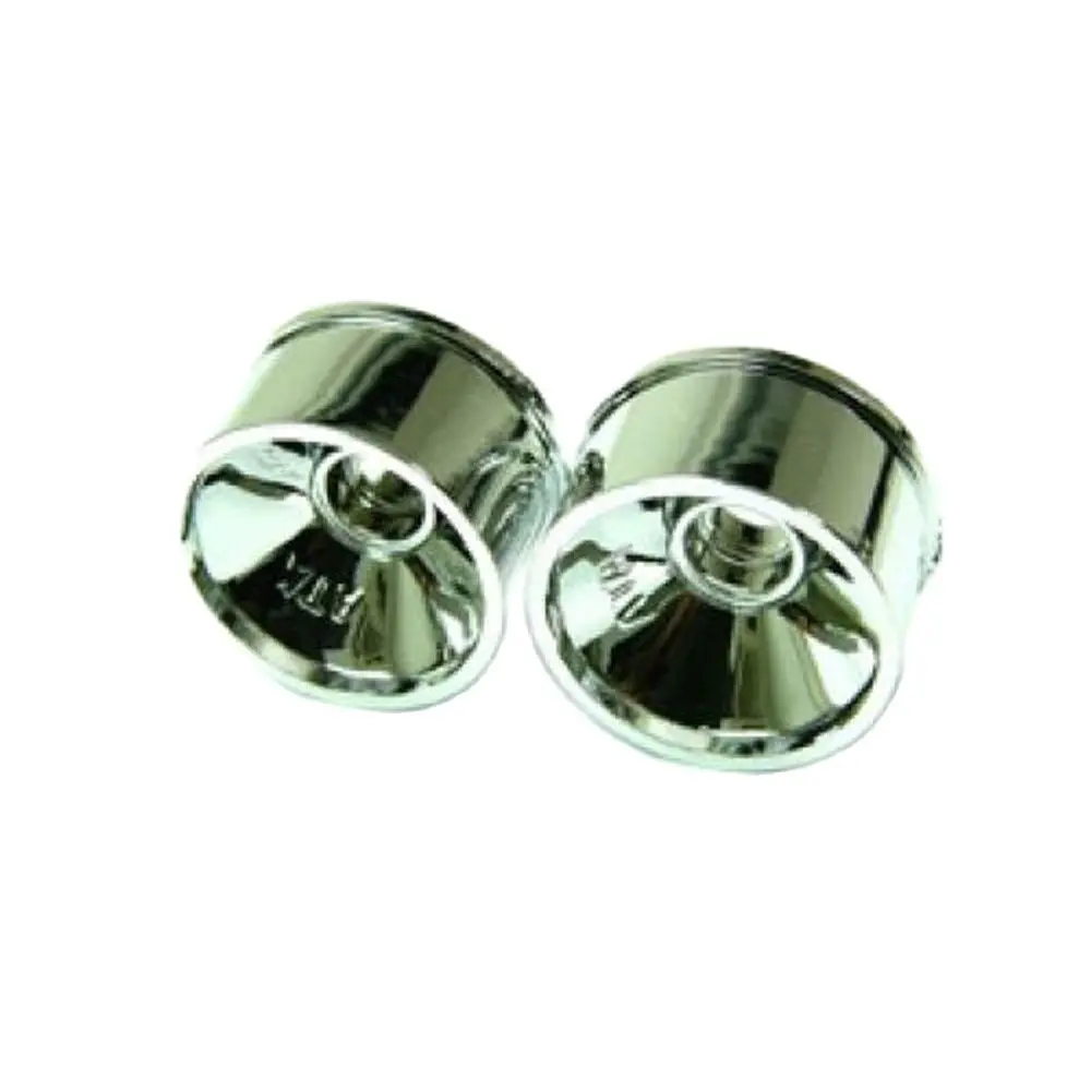 Atomico. Cerchi Posteriori Per Kyosho Mini-Z (+ 0 Offset) Argento (2 Bordi). Ruote Kyosho Miniz Rc Mr02, Mr03