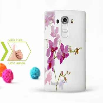 

Personalized LG G4 Slim Clear Silicone Phone Cover (Flower Temalı-9)