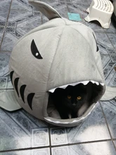 Puppy-House Dogs-Tent Shark Small Dog Large Pet-Product Cat Bed for High-Quality Cotton