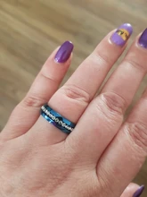 Anillo de piedra de circonia cúbica para mujer, sortija de boda Vintage de acero inoxidable, compromiso, oro amarillo