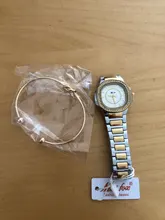 Geneva 2020-Reloj para mujer de lujo, cuarzo con diamantes, pulsera, dorado, cronógrafo femenino