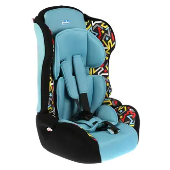

Car seat gr. 1,2,3/9-36 kg/1-12years, with a tab, cosmic turquoise bimbo kres2477