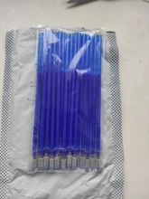 Varillas de recarga de bolígrafo borrable, 0,5mm, núcleo reemplazable, tinta azul y negra, herramientas de escritura, papelería, 20 Uds.