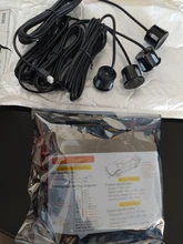 Kit de sensores de aparcamiento de coche, alarma de sonido, sistema de sonda, 4 sensores, 22mm, 12V, 8 colores
