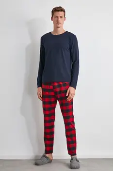 

Trendyol Plaid Woven Pajamas set THMAW21PT0359