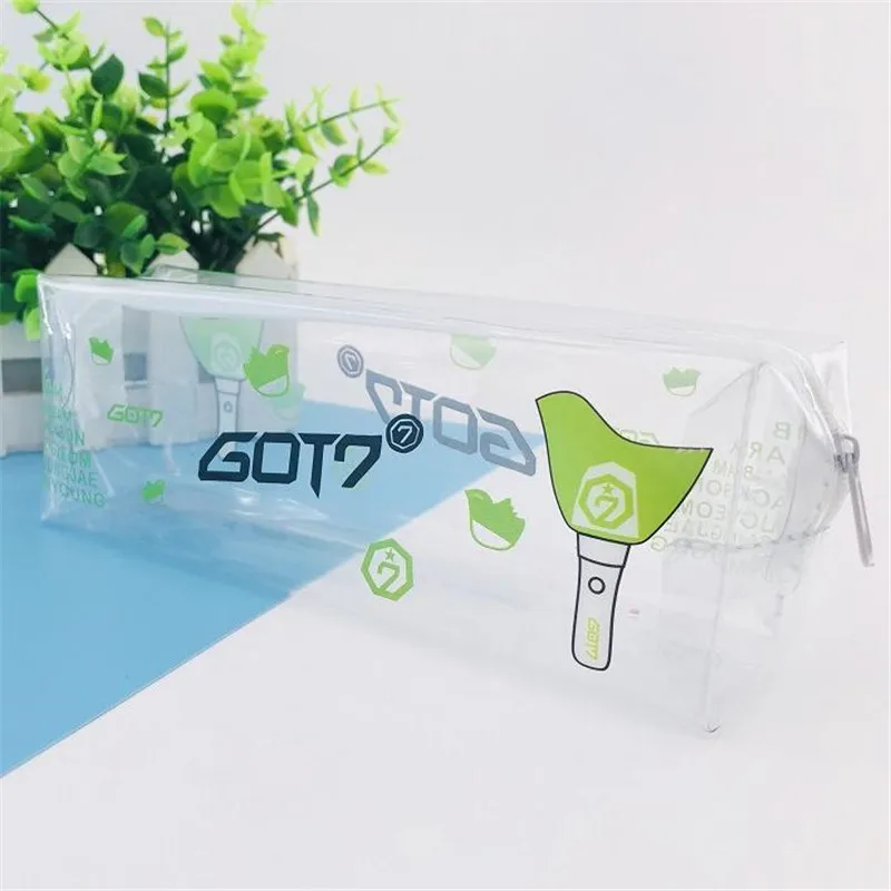 KPOP GOT7 держать спиннинг пенал альбом надпись Джексон Jinyoung членов концерт