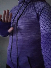 Yoga Shirts Hoodies Coat Jacket Slim-Fit Long-Sleeves Zipper Sport Running Casual Women