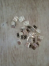 20 unids/lote bisagras de la puerta del gabinete Chapado en latón Mini bisagra decorativo pequeño joyería de madera caja de accesorios de muebles