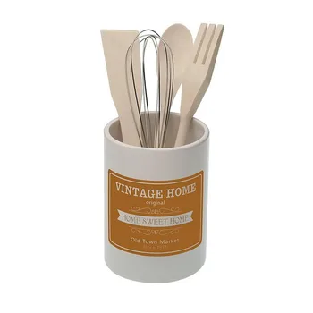 

Pot for Kitchen Utensils VINTAGE HOME Ceramic