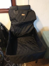 Funda de asiento de nailon 900D impermeable para mascotas, tapete de transporte al aire libre, accesorios de viaje para coche, bolsa para perro