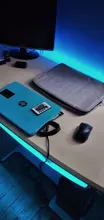 Tira de Luces Led RGB 5050 DC 12V IP20, lazo cinta Flexible diodo Bluetooth WIFI IR mando a distancia adaptador