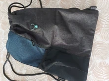 Mochila ligera y empaquetable para hombre y mujer, morral deportivo de cuerda, informal, a la moda, para la escuela, para viaje y playa, color azul