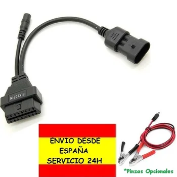 

Adapter Fi-at Duca-ti Aprilia Guzzi 3 Pin to OBD 16 Pin diagnostic cable disgnostico Connector OBD 2 Motor Connection car Motorcycle