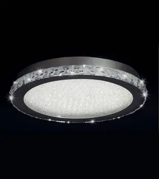 

DISCONTINUED round Ceiling Chrome large CRYSTAL LED