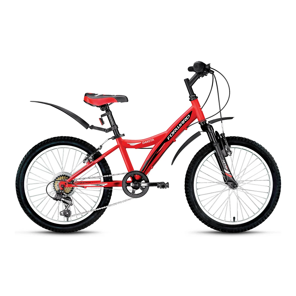 Велосипед FORWARD DAKOTA 20 2.0(20" 6 ск. рост 10.5" - Цвет: Красный