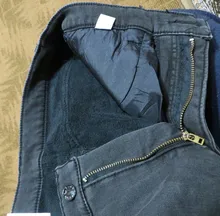 Pantalones para mujeres 2021 mujeres de cintura alta Jeans térmicos de lana forrado pantalones Denim elástico Pantalones Ropa de Mujer