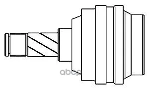 Шрус Opel Astra F/Corsa A/B/Kadett D/E/Vectra A 1.2-1.7d 79-00 Внутр. Gsp 644004 GSP арт. 644004
