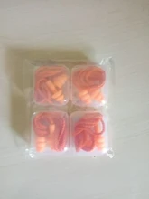 Tapones de silicona para los oídos, tapones de algodón para los oídos, cómodos, con reducción de ruido, para natación, suave, paquete de 4 Uds.