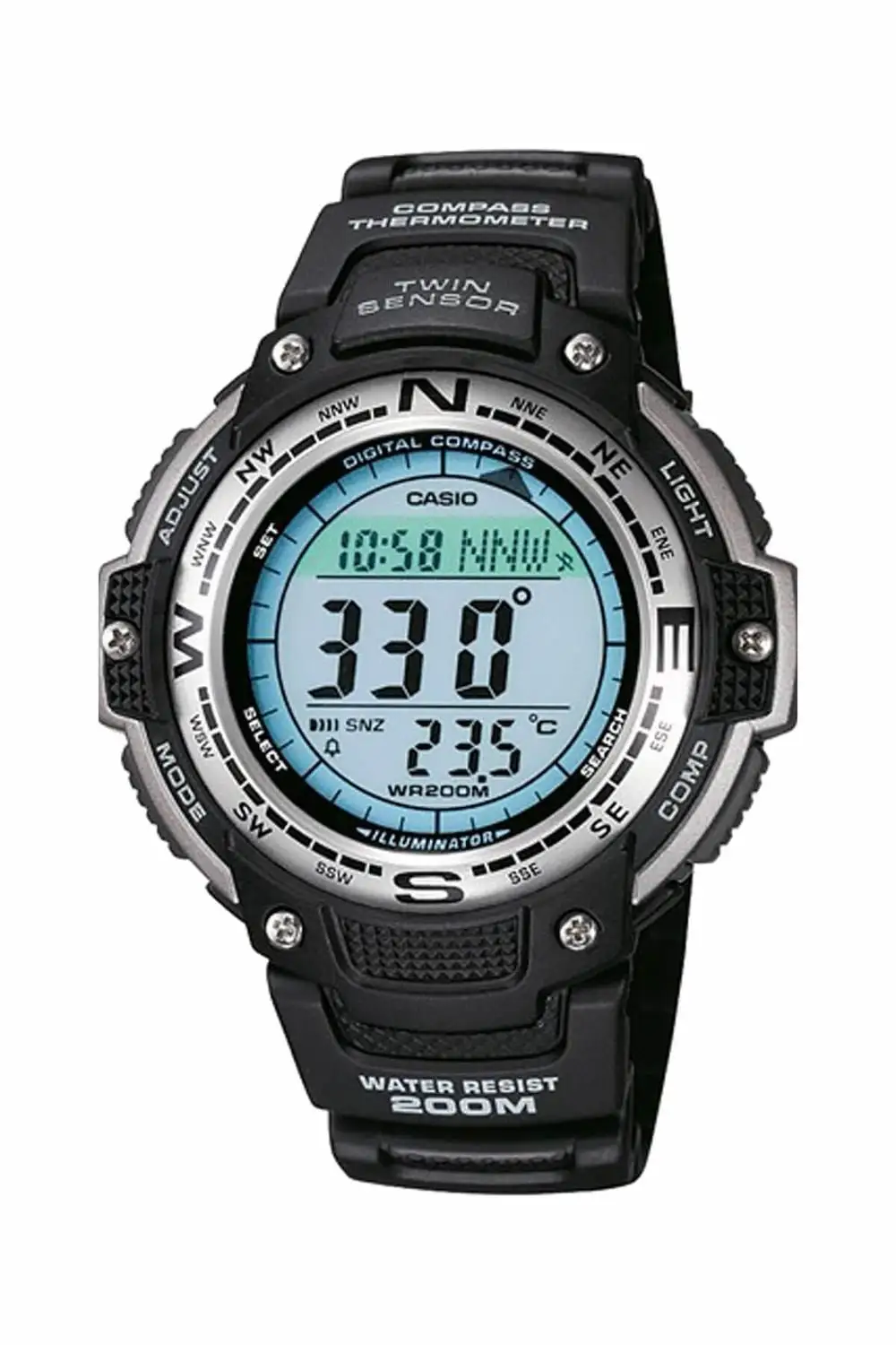 Casio SGW 100 Outgear мужские наручные часы % Оригинал цифровые кварцевые 200 метров