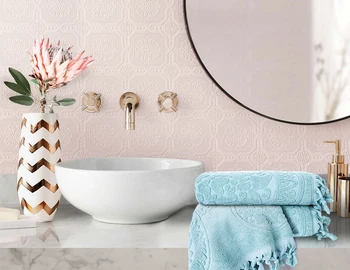 

Set of 2 Giselle towels color: blue (70x140 cm-2 pcs)