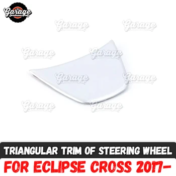 

Triangular trim of steering wheel case for Mitsubishi Eclipse Cross 2017- ABS plastic molding 1 set / 1 pcs decoration car