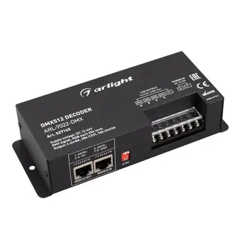 

027145 decoder arl-7022-dmx (12-24V, 4x8a, DMX512, XLR3) 1 PCs Arlight