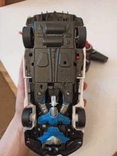 Robot de transformación en coche de radiocontrol para niños, Juguete de robot transformable en vehículo de control remoto, regalo para niños