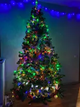 Lamps Led-String-Light Festoon Christmas-Decoration Outdoor Garland Holiday Party Waterproof