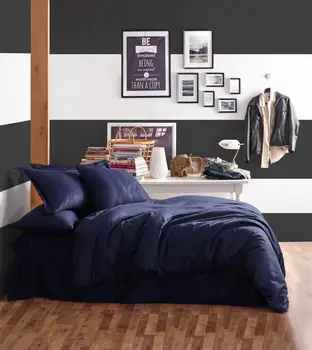 

Maxhomen Dark Blue Single Duvet Cover Set